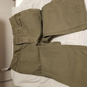 Liz Claiborne size 10 green khaki pant